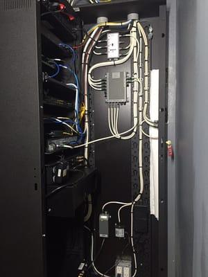 Wall mounted rack.