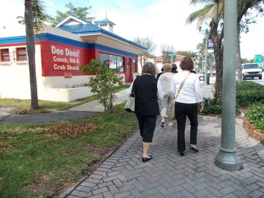 Dee Dee's Conch & Rib Shack is featured on the Taste History Culinary Tour that travels to Delray Beach, Florida.