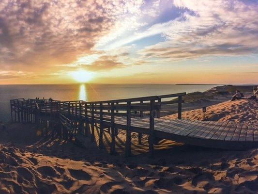 Sand dunes and sunsets