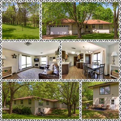 Beautifully Updated Rambler on Nearly 2 Acres! Call for more info.