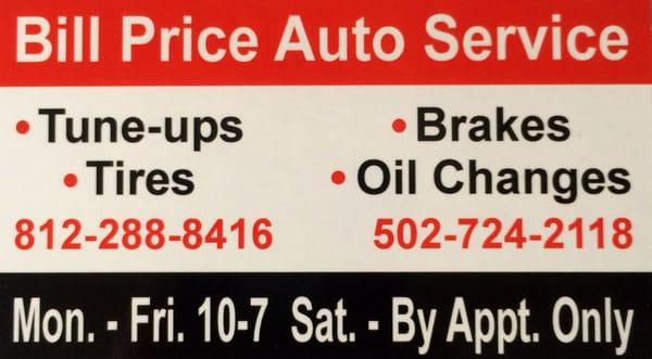 Bill Price Tire and Auto Service