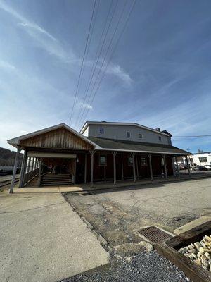 Front of Restaurant.