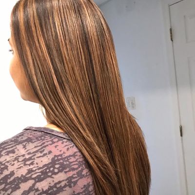 Caramel highlights