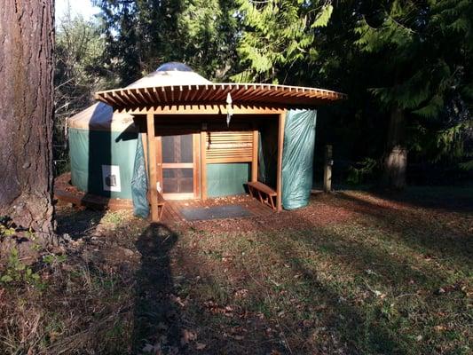 Spent a day or two in a beautifully appointed yurt.