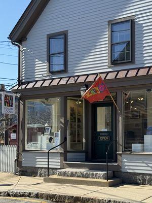 Conveniently located at 2 Dock Square in Rockport Mass. Parking on the street or in visitor lots.