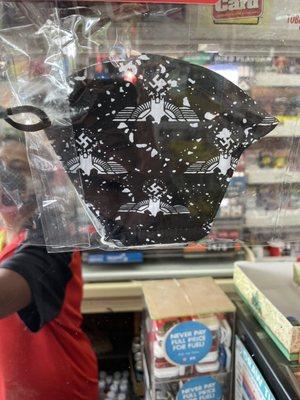 Nazi-inspired face masks for sale and in display at  Cypress Creek/Powerline location. Go to the Wawa across the street.