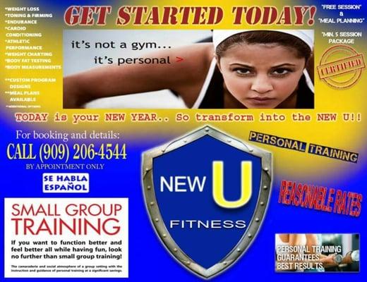 Personal Training  and Group Training.