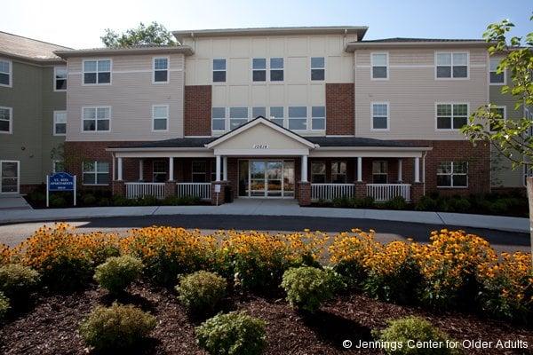 Jennings Apartments offer right-sized affordable residences for adults 55+ where they can live independently or receive supportive services.