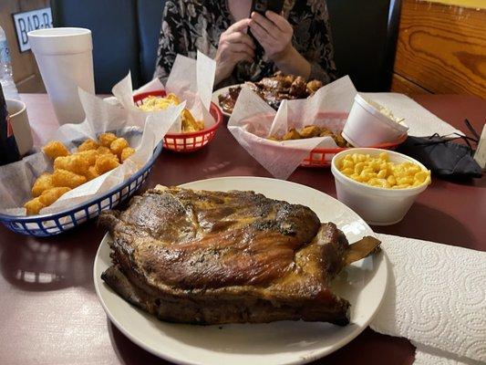 Half rack of ribs from Jerome's Fine Swine and BBQ - Whitwell, TN