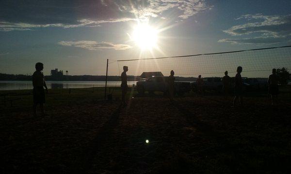 Volleyball at Lake Striker Resort