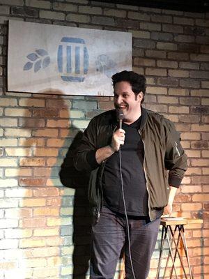 David Harris performing at The Comedy Room at Sisyphus