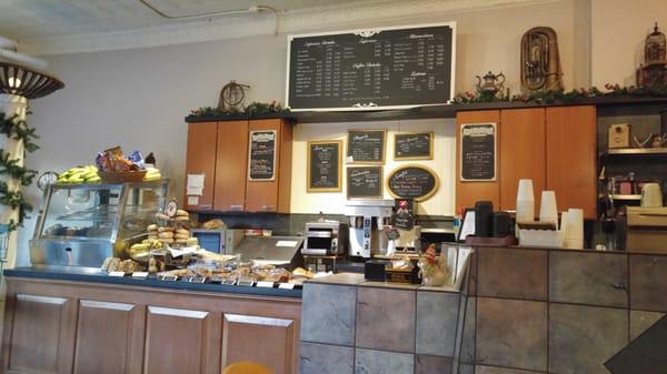 Counter and barista area