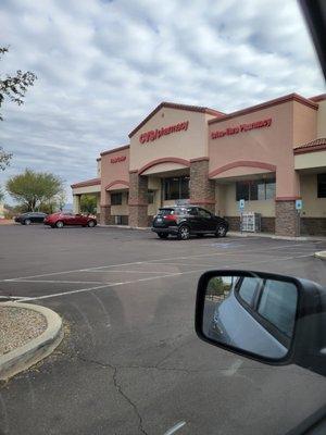 Exterior of the store