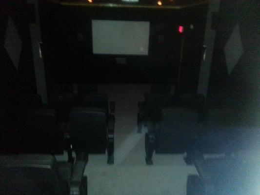 Theater room.