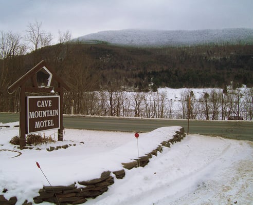 View of the Catskills  from Cave Mountain Motel, Windham NY