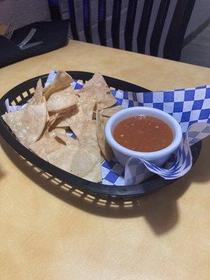 Chips and salsa.