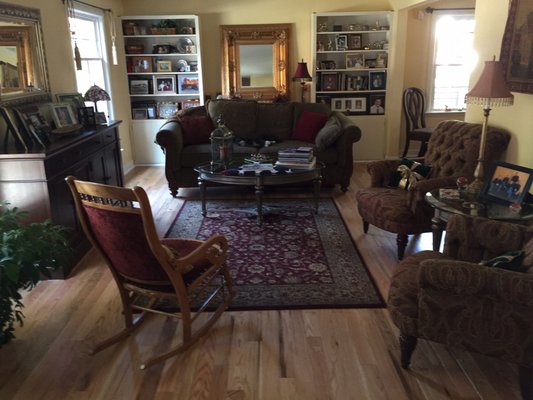 Open grain oak flooring installed by Carpet One Springfield Il