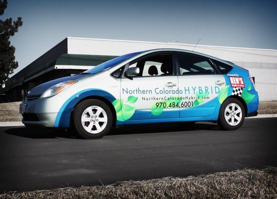 Car wrap for Ken's Muffler in Fort Collins