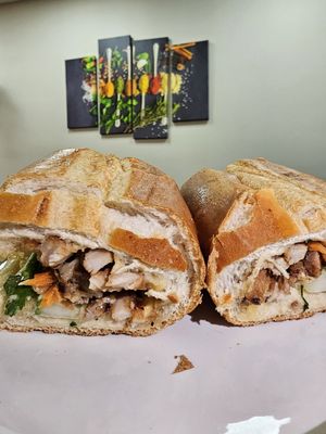 Grilled pork Banh Mi