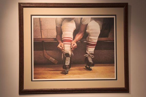 Lacing Up - Ken Darby Limited Edition Framed Print