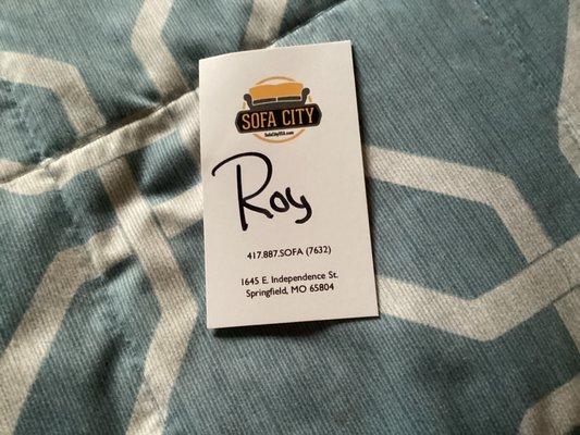 Roy's The Man!