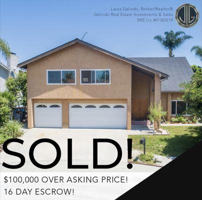 SOLD! $100,000 over listed price!