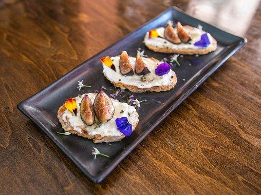 Ricotta Crostini/ Brown Turkey Fig/ Lavender/ Honey