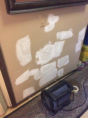 Drywall repairs