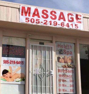 Health Spa massage Parlor.