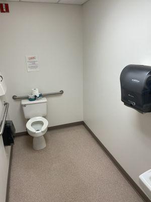 Handicap accessible restrooms.