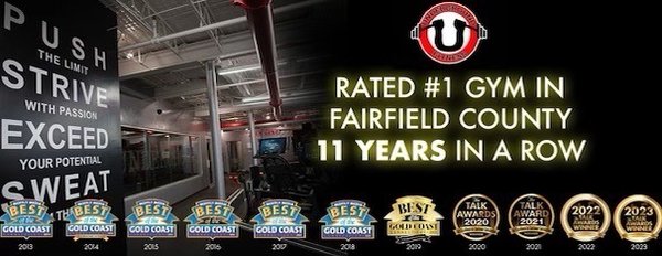 Best Gym in Fairfield County 11 Years in a row!!!