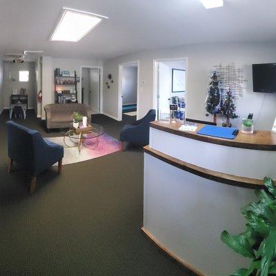 Thrive Chiropractic Reception area