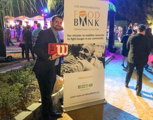 Michael Hiller at the Los Angeles Food Bank Taste of the Rams event