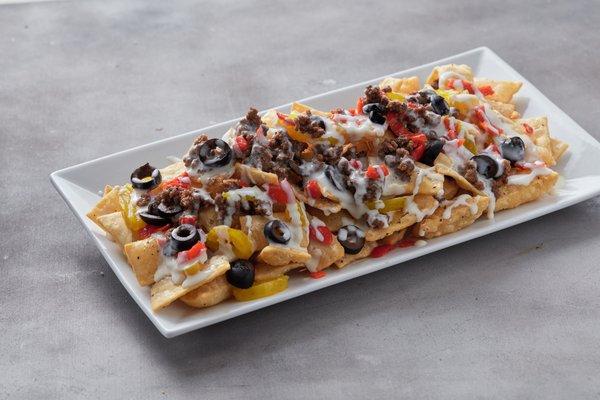 Italian Nachos! One of our most popular menu items.