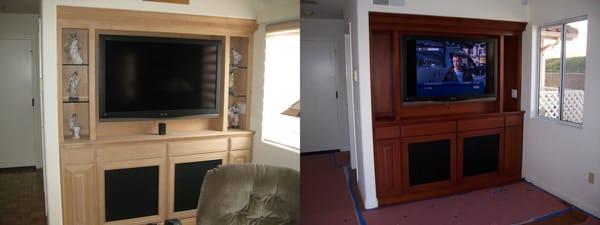 Built-in Color Change - Before & After