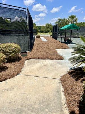 Pine Straw Installation