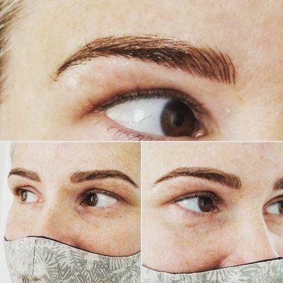 Sharp  3D Microblading  after