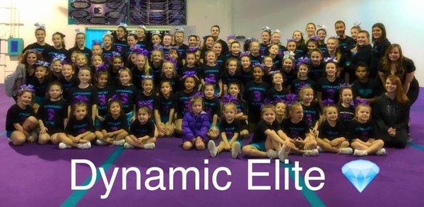 All Star Cheerleading Team Athletes @ Dynamic Elite Athletics