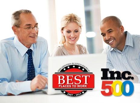 Ranked in Inc. 500 as the #1 Fastest growing staffing company in PA and the #7 fastest growing staffing company in the US!