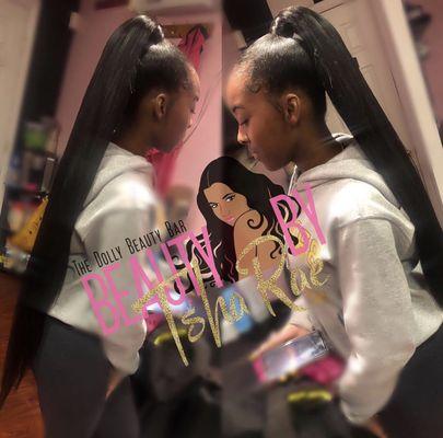 Ponytail by @BeautyByTshaRae