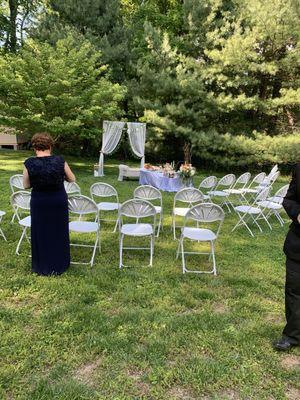 Ceremony chairs