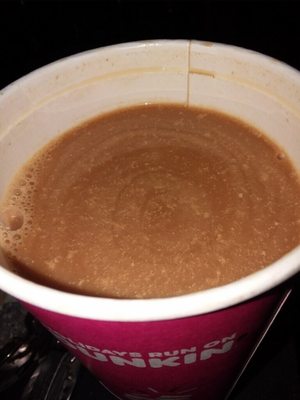 decaf coffee with cream and sugar