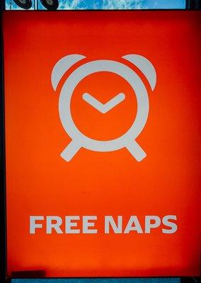 Take a nap for free at Snooze.