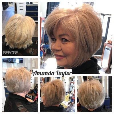 Beige Blond for youthful grey blending