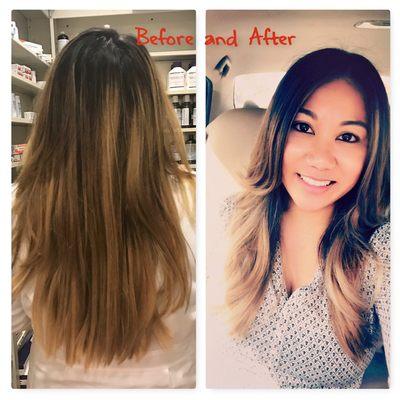 Balayage, Cut and Blowout