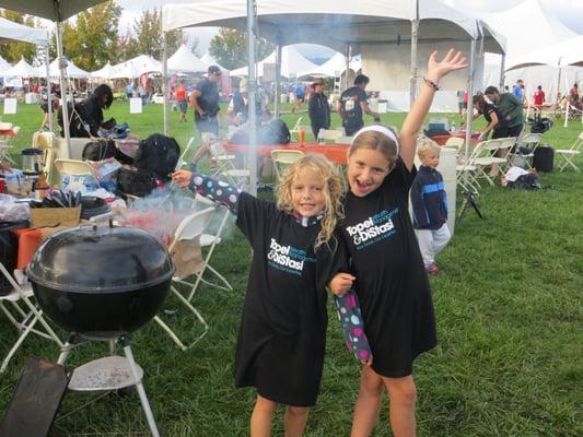 Kayla & Ava 2014 MS Ride