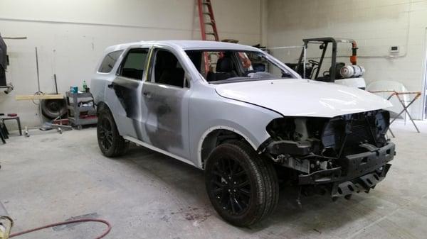 THIS SUV WAS INVOLVE IN A ROLL OVER ACCIDENT AND IS BEEN REPAIR BY PRO'S BODY SHOP WITH ONLY OEM AND LKQ PARTS WAIT TO SE THE...