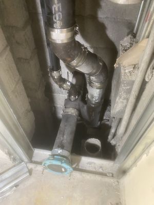 Toilet repipe