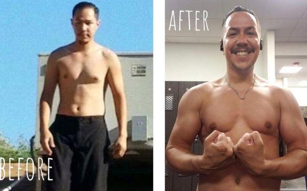 Ben gained weight and muscle mass!