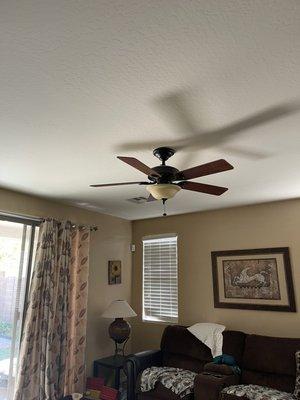 Ceiling fan installs